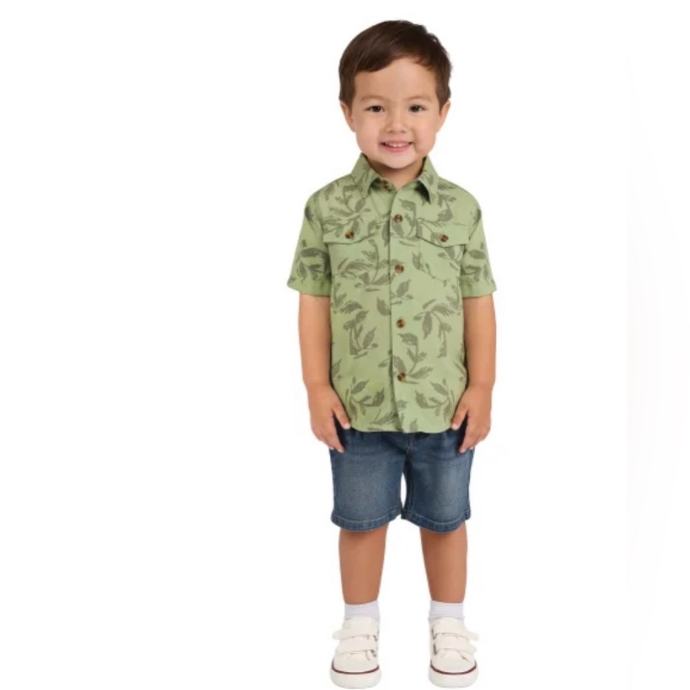 Koala Kids' 2-piece Short & Woven Top Set